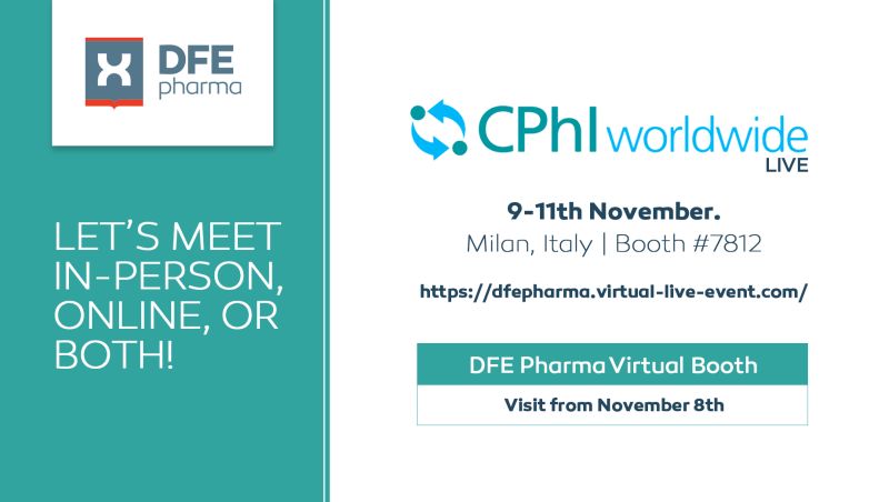 DFE Pharma Cphi 2021 Milan