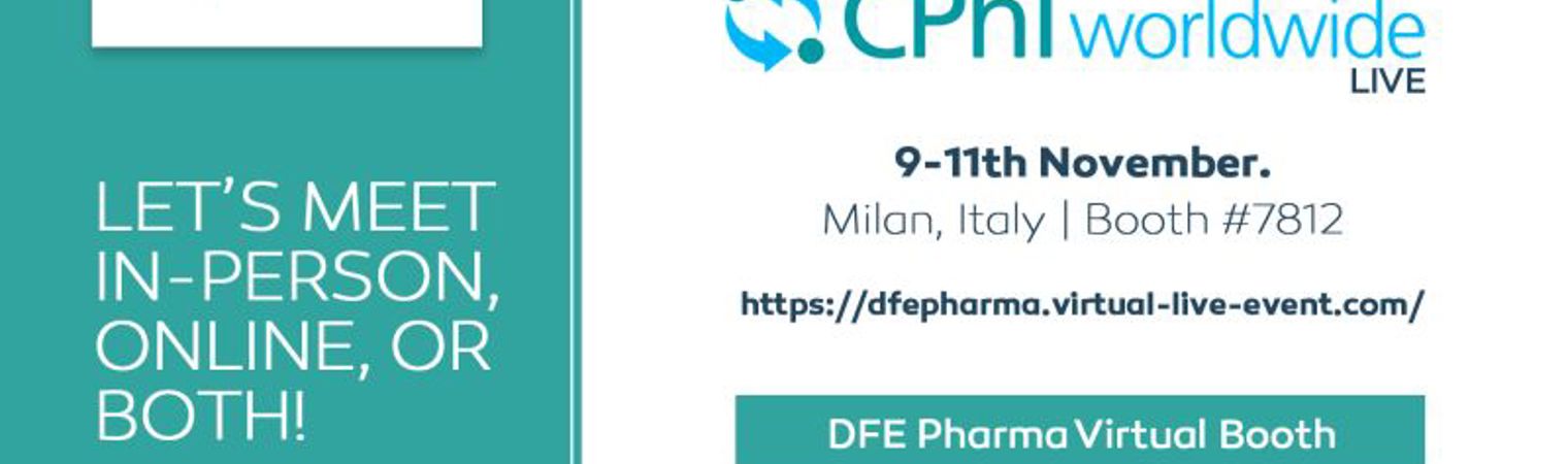 DFE Pharma Cphi 2021 Milan